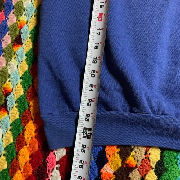 Vintage 80s PRO-Keds Logo Faded Royal Crewneck Sweatshirt Unisex - Picture 7 of 12